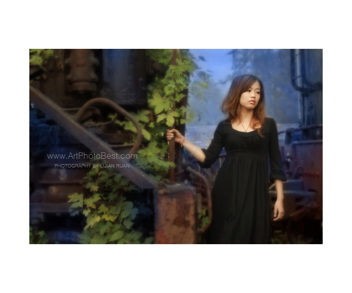 原野云上 | 青春写真摄影 作品005：老火车与美女4
