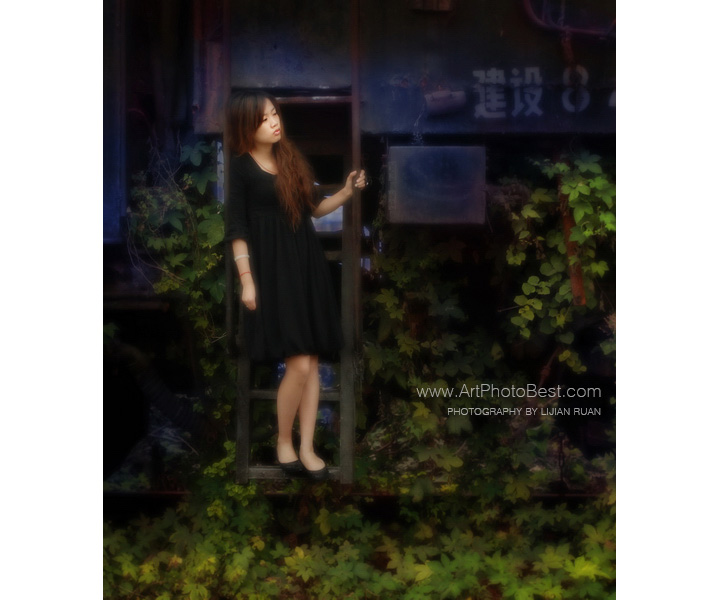 原野云上 | 青春写真摄影 作品006：老火车与美女5