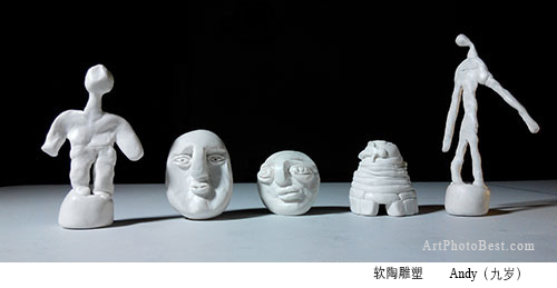 原野云上工作室学生作品：软陶雕塑 作者：Andy（九岁）